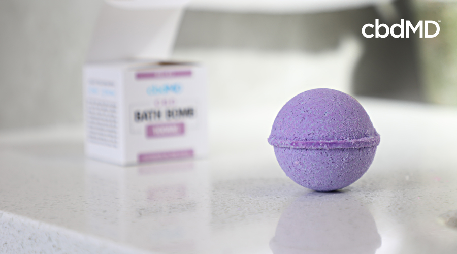 CBD koupelová bomba